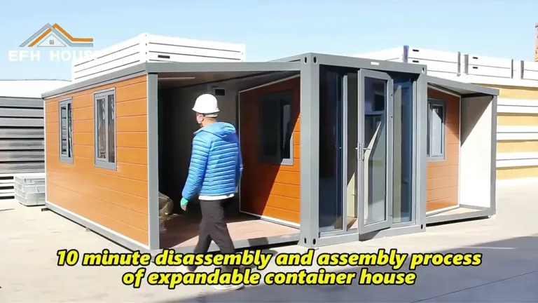 40ft expandable container house for worker camp and temporary office